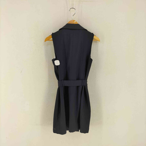 トミーヒルフィガー TOMMY HILFIGER 腰ベルト付きロングベスト レディース import:L