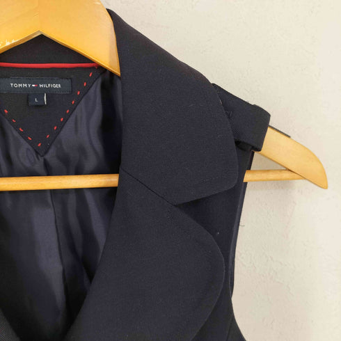 トミーヒルフィガー TOMMY HILFIGER 腰ベルト付きロングベスト レディース import:L