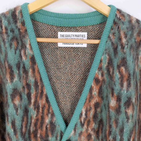 ワコマリア WACKO MARIA 22aw LEOPARD MOHAIR CARDIGAN (TYPE-2) レディース import:XL