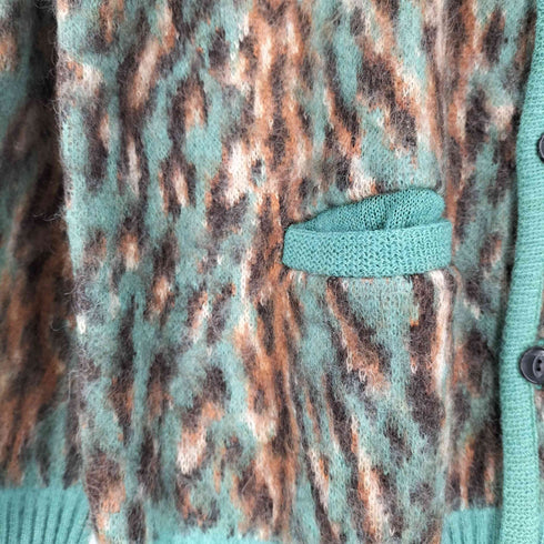 ワコマリア WACKO MARIA 22aw LEOPARD MOHAIR CARDIGAN (TYPE-2) メンズ import:XL
