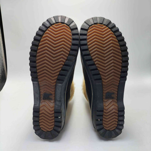 ソレル SOREL TIVOLI 2 CURRY スウェード レースアップ スノーブーツ レディース JPN:24.5