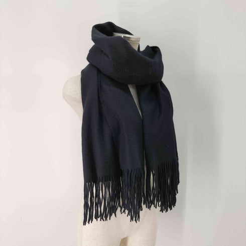 Cashmere100 大判 フリンジマフラー レディース ONE SIZE