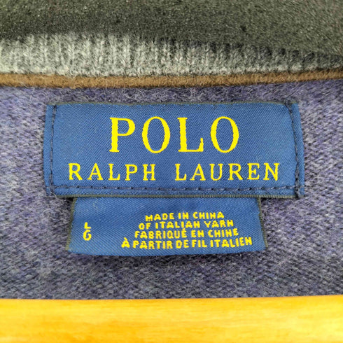 ポロラルフローレン POLO RALPH LAUREN ウールニットセーター メンズ L