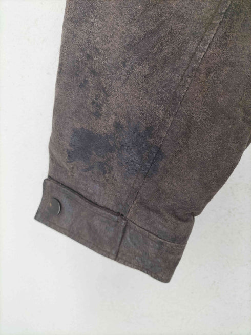 BRADFORD EXCHANGE ボアライナー付きバックデザインレザージャケット メンズ L