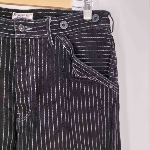 ショット Schott OLD HICKORY DENIM PANTS ウォバッシュストライプデニムパンツ メンズ 36