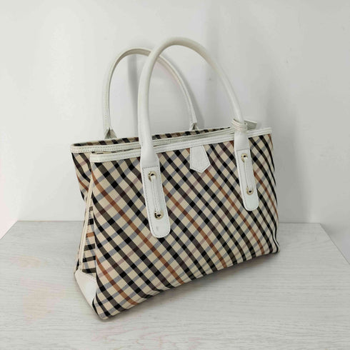 ダックス DAKS チェック柄 ハンドバッグ レディース