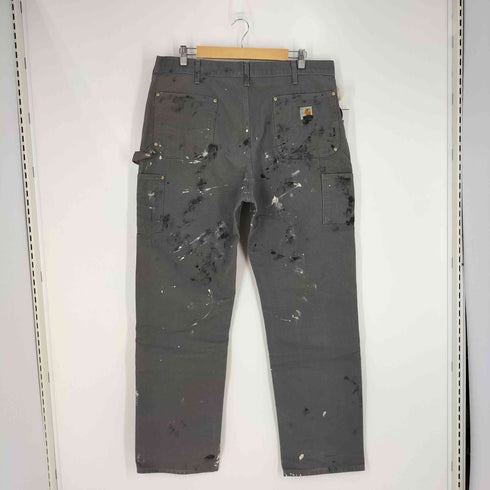 カーハート Carhartt 90S~00S USA製 ペイント加工 Original Fit ダブルニー ペインターパンツ メンズ 38×34
