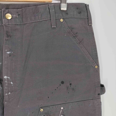 カーハート Carhartt 90S~00S USA製 ペイント加工 Original Fit ダブルニー ペインターパンツ メンズ 38×34