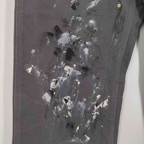 カーハート Carhartt 90S~00S USA製 ペイント加工 Original Fit ダブルニー ペインターパンツ メンズ 38×34