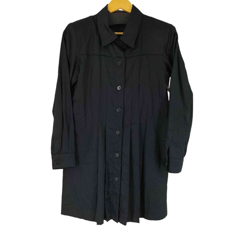 アニエスベー agnes b. PARIS プリーツデザイン シャツ ワンピース レディース 38