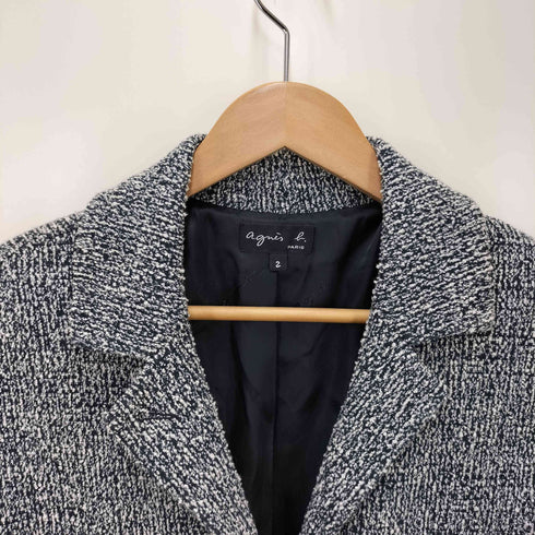 アニエスベー agnes b. PARIS ロングチェスターコート レディース US:0-2