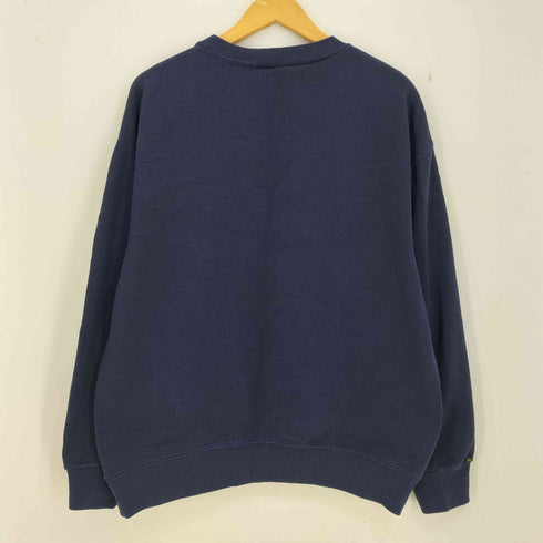 80-90s USA製 REBELS カレッジプリント クルーネック スウェット ボックスシルエット メンズ import:M