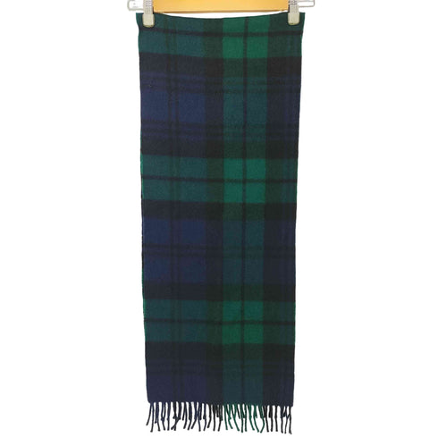 スコティッシュトラディション scottish tradition 英国製 ウールアンゴラ ブラックウォッチ マフラー メンズ
