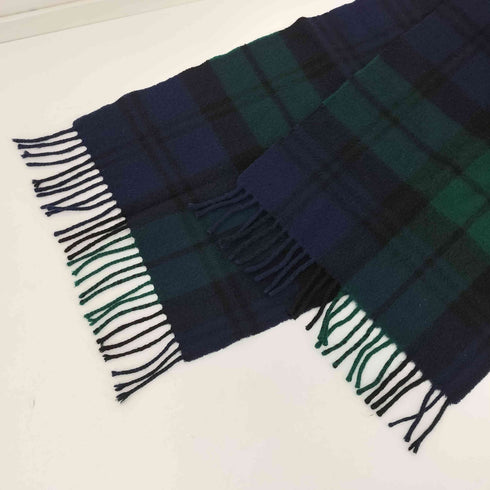 スコティッシュトラディション scottish tradition 英国製 ウールアンゴラ ブラックウォッチ マフラー メンズ