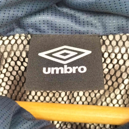 アンブロ UMBRO ロゴ 刺繍 中綿 パテッド ベンチ コート メンズ JASPO O