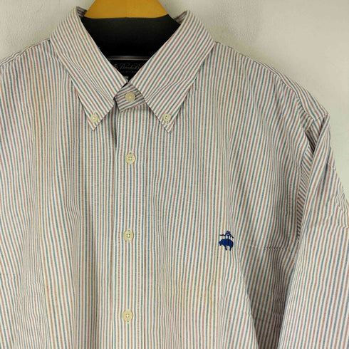 ブルックスブラザーズ BROOKS BROTHERS ボーダー柄 BD L/S シャツ メンズ XL