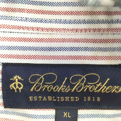 ブルックスブラザーズ BROOKS BROTHERS ボーダー柄 BD L/S シャツ メンズ XL