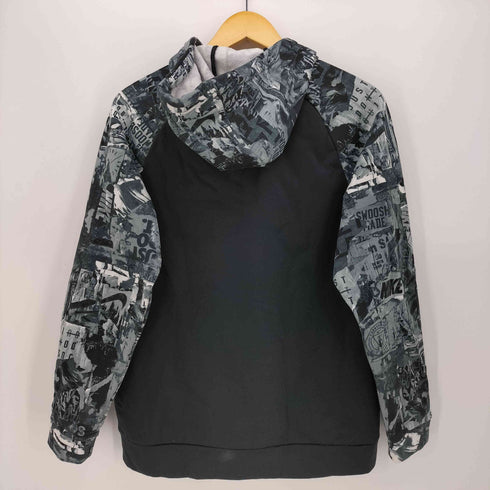 ナイキ NIKE THERMA RIPNTEAR AOP スウッシュ プリント 総柄 ラグラン プルオーバー フーディ メンズ import:M