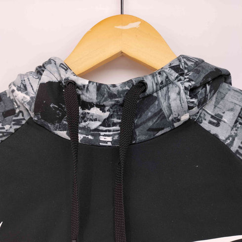 ナイキ NIKE THERMA RIPNTEAR AOP スウッシュ プリント 総柄 ラグラン プルオーバー フーディ メンズ import:M