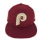 ニューエラ NEW ERA 59FIFTY Laurel カーディナル ケリーアンダーバイザー メンズ 7 1/2