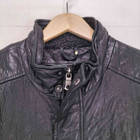 GENUINE LEATHER ボアライナーレザージャケット メンズ L