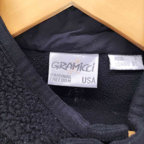 グラミチ GRAMICCI ボアフリースプルオーバーシャツ メンズ JPN:S
