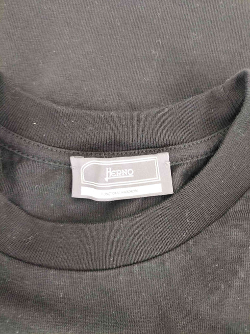 ヘルノ Herno COMPACT JERSEY AND NYLON MAESTRO SWEATSHIRT ハイブリッドカットソー Tシャツ メンズ 48