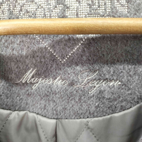 マジェスティックレゴン MAJESTIC LEGON ファー袖ノーカラーコート レディース JPN:S