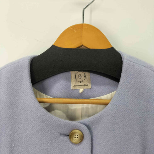 サマンサモスモス samansa Mos2 ウール混 ノーカラーコート レディース FREE