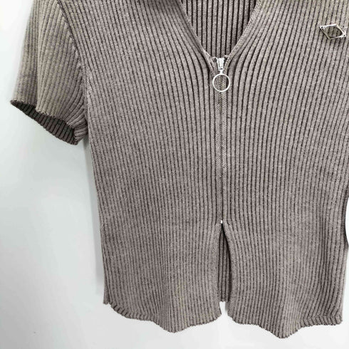 ミスチーフ MSCHF Knitted Two Tone Short Shirt ニット ツートーン ショート シャツ レディース import:M