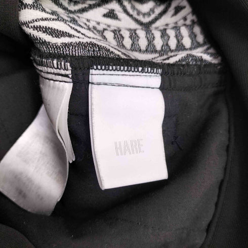 ハレ HARE ジャガードラインワイドパンツ レディース FREE