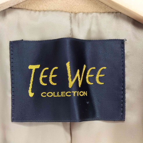 TEE WEE カシミヤ100チェスターコート レディース 83 91 158