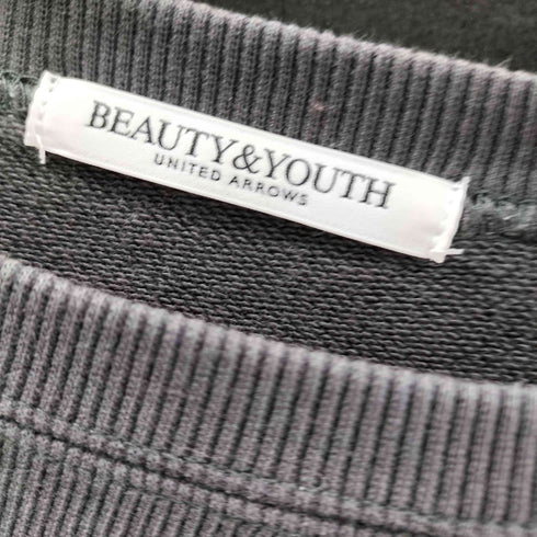 ビューティーアンドユースユナイテッドアローズ BEAUTY & YOUTH UNITED ARROWS コットン裏毛 ショートワイド スウェット プルオーバー レディース