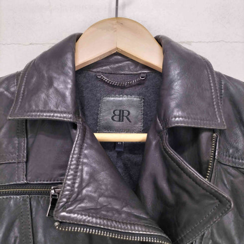 バナナリパブリック BANANA REPUBLIC ラムレザーダブルライダースジャケット レディース XS