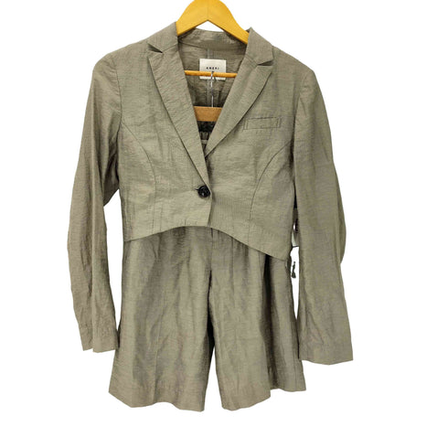 アメリ AMERI WAVE LINE JACKET SET UP ウェーブ ライン ジャケット ショート パンツ セットアップ レディース M