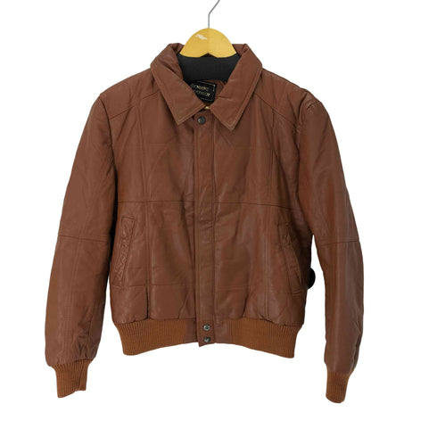 GENUINE LEATHER カウレザー ジャケット メンズ JPN:L