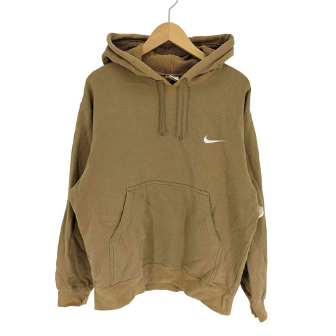 ナイキ NIKE 90-00S 白タグ ワンポイント スウッシュ刺繍 プルオーバー パーカー フーディ メンズ import:XL