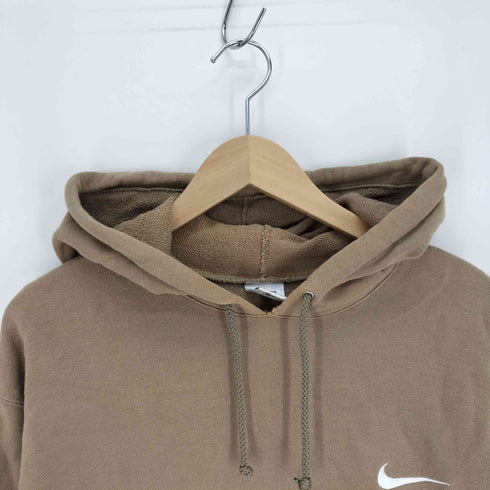 ナイキ NIKE 90-00S 白タグ ワンポイント スウッシュ刺繍 プルオーバー パーカー フーディ メンズ import:XL