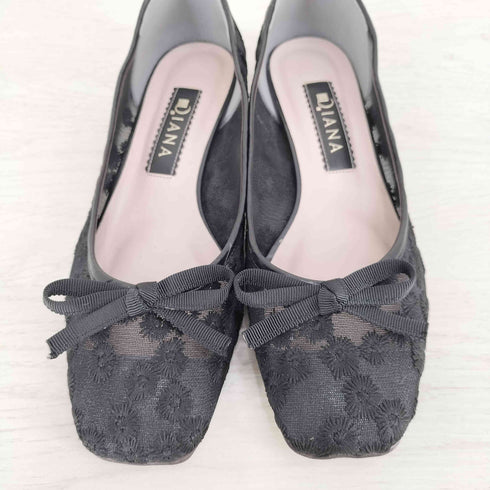 ダイアナ DIANA レースデザイン スクエア パンプス レディース JPN:23