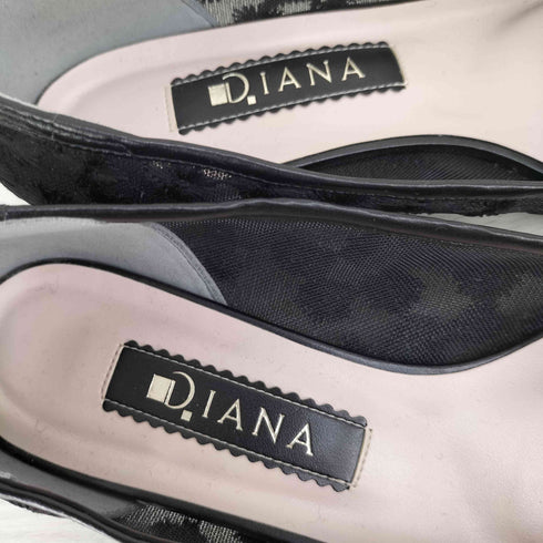 ダイアナ DIANA レースデザイン スクエア パンプス レディース JPN:23