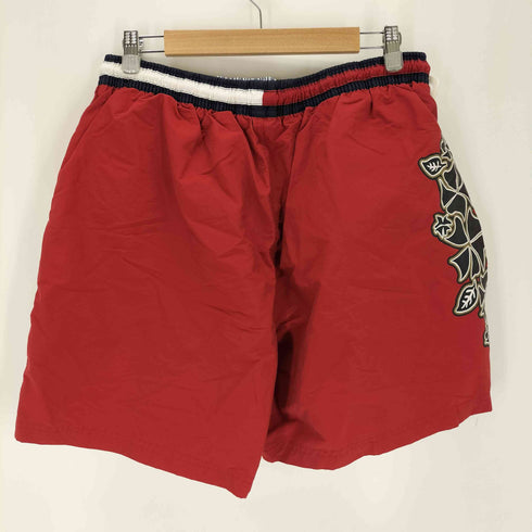 トミーヒルフィガー TOMMY HILFIGER ハイビスカスプリント 裏地メッシュショーツ メンズ JPN:L