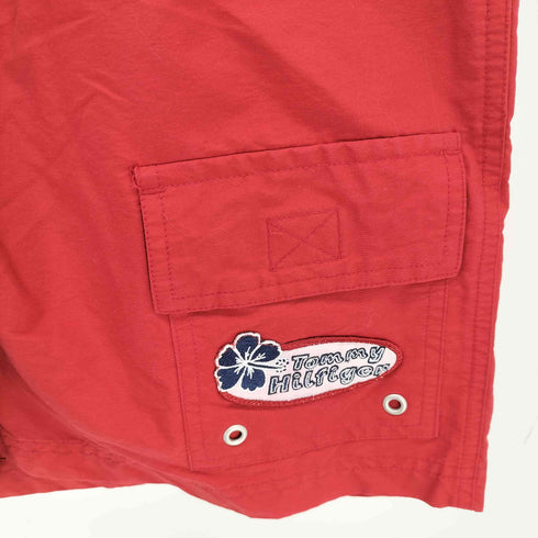 トミーヒルフィガー TOMMY HILFIGER ハイビスカスプリント 裏地メッシュショーツ メンズ JPN:L