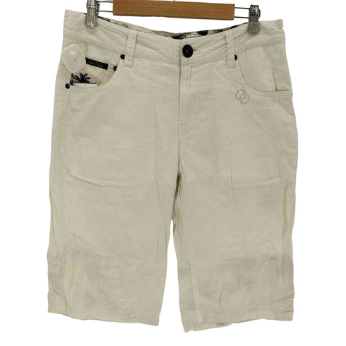 カールカナイ Karl Kani レーヨンリネン 刺繍ハーフパンツ メンズ 32