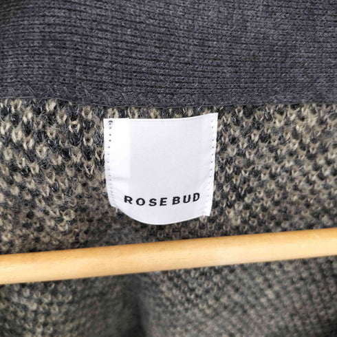 ローズバッド ROSE BUD レオパード柄カーディガン レディース FREE
