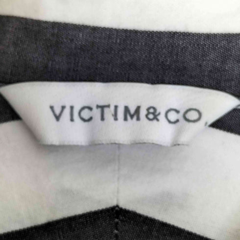 ヴィクティム VICTIM 22SS BIG STRIPE SHIRTS ビッグストライプシャツ メンズ JPN:L