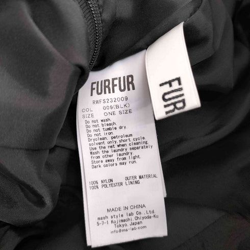 ファーファー furfur シアーミリタリースカート レディース ONE SIZE