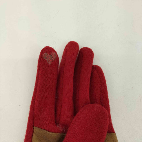 ヴィヴィアンウエストウッド Vivienne Westwood バイカラー タッチパネル オーブ刺繍 手袋 レディース