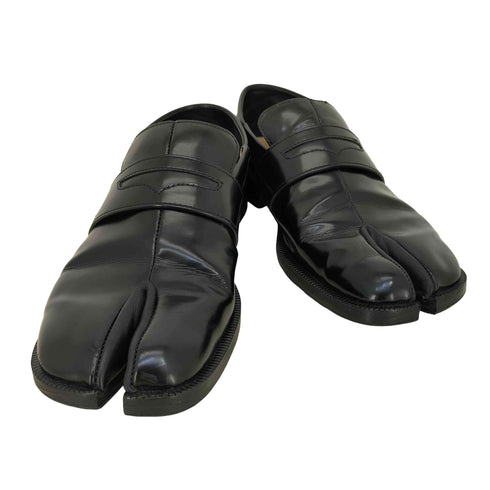 メゾンマルジェラ Maison Margiela パテントレザー 足袋 タビ コインローファー tabi レディース EUR:37