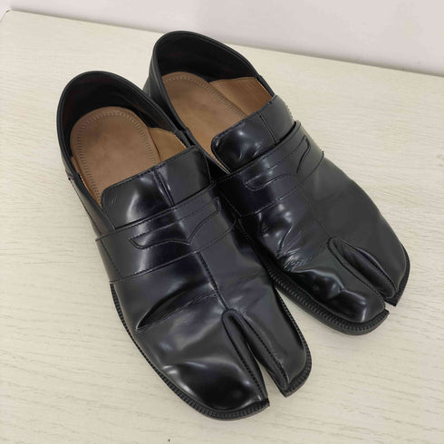 メゾンマルジェラ Maison Margiela パテントレザー 足袋 タビ コインローファー tabi レディース EUR:37
