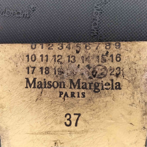 メゾンマルジェラ Maison Margiela パテントレザー 足袋 タビ コインローファー tabi レディース EUR:37